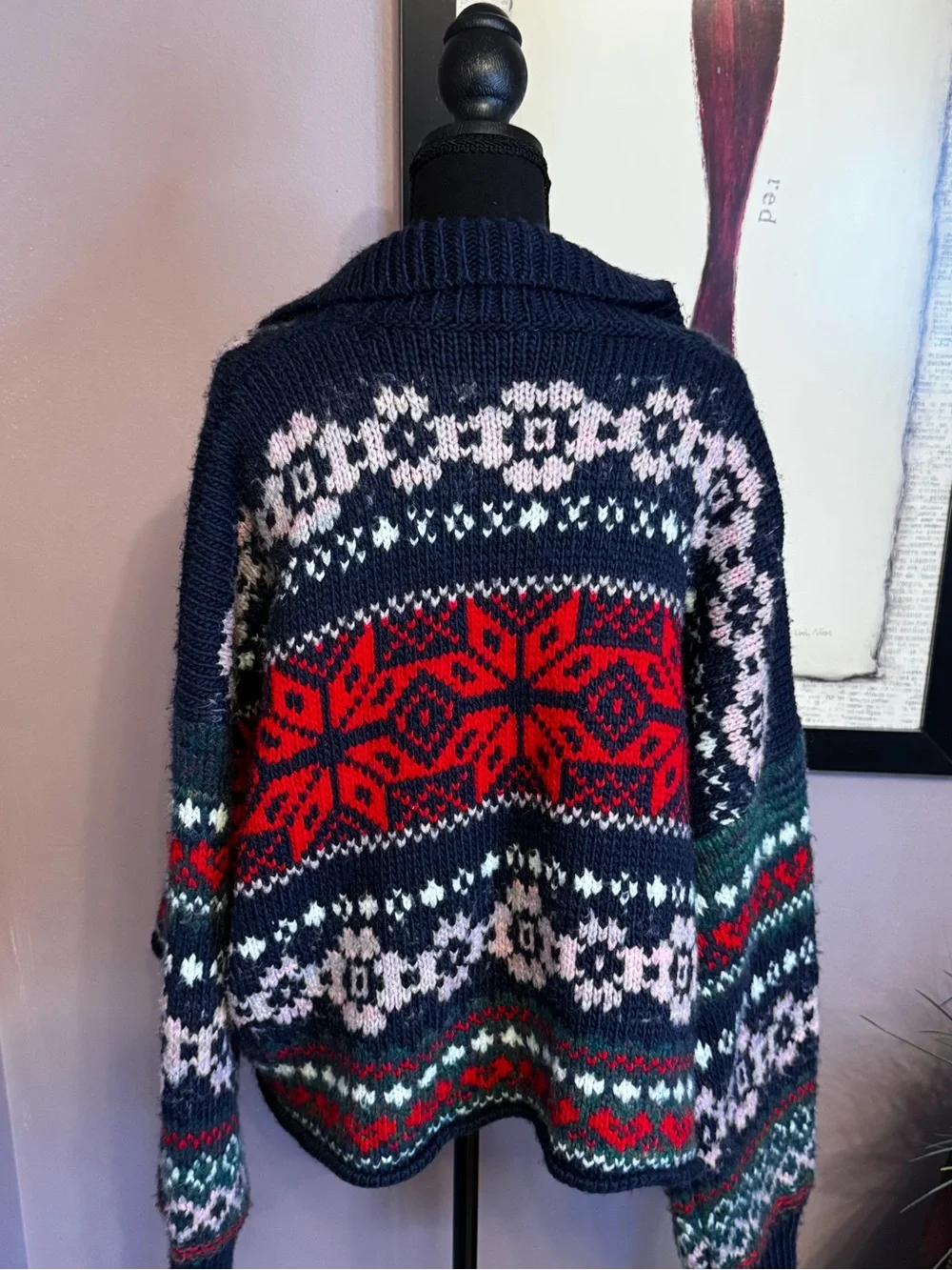 Free People Multicolor Knit Cardigan Sweater